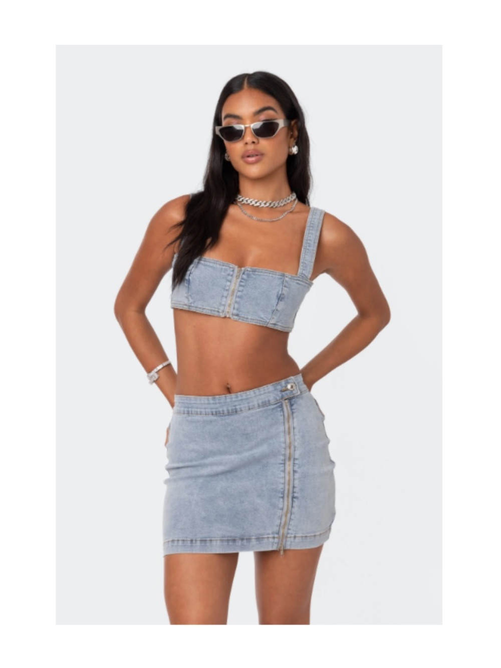 Edikted Denim Set